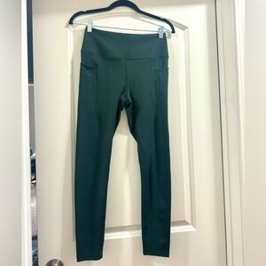 Danskin Dark Green High-Waist Active Leggings